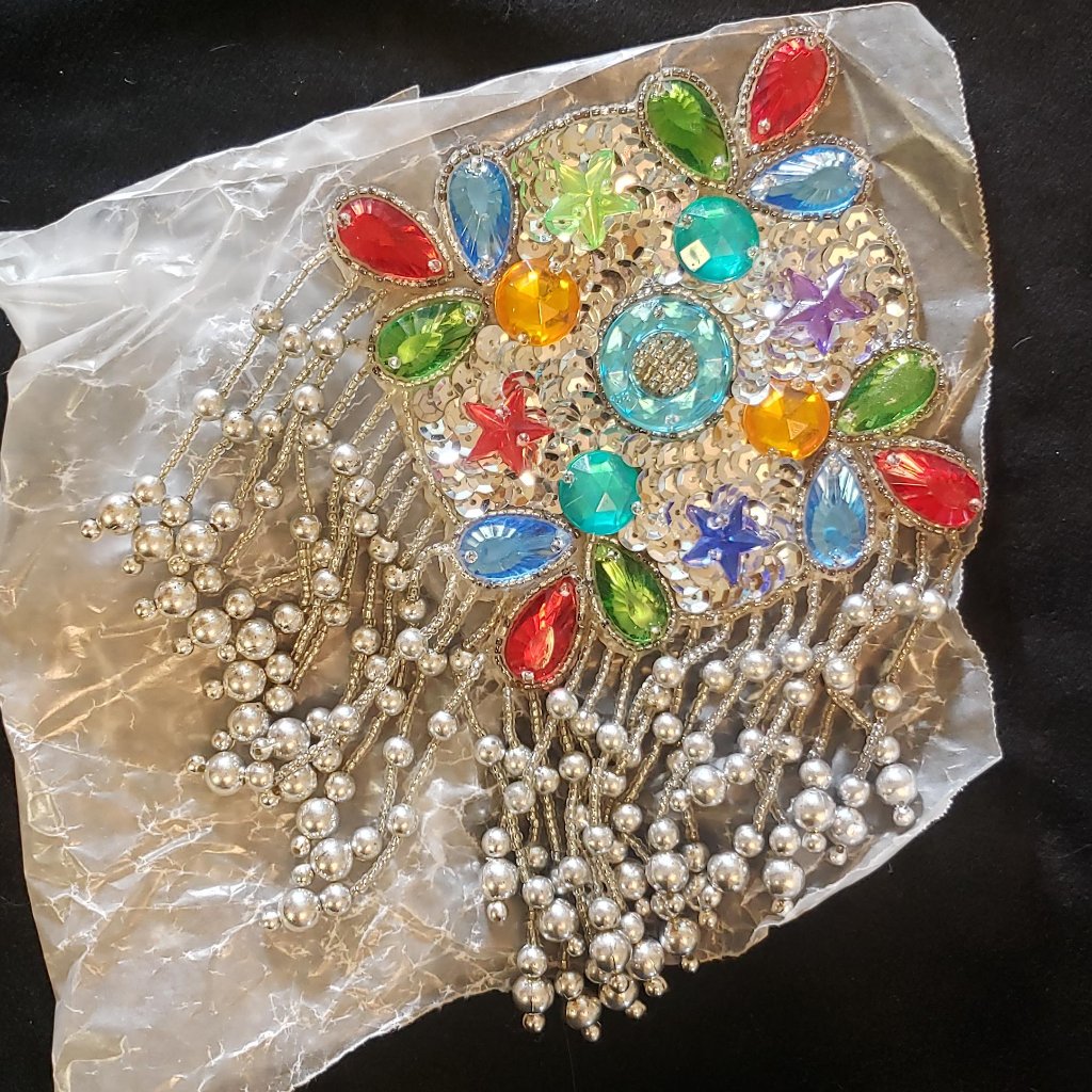 Vintage Patch Beaded Sequins